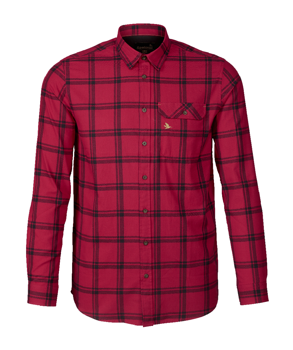 Chemise en flanelle Seeland Highseat Hunter red, Hunter red, XXSL1410158