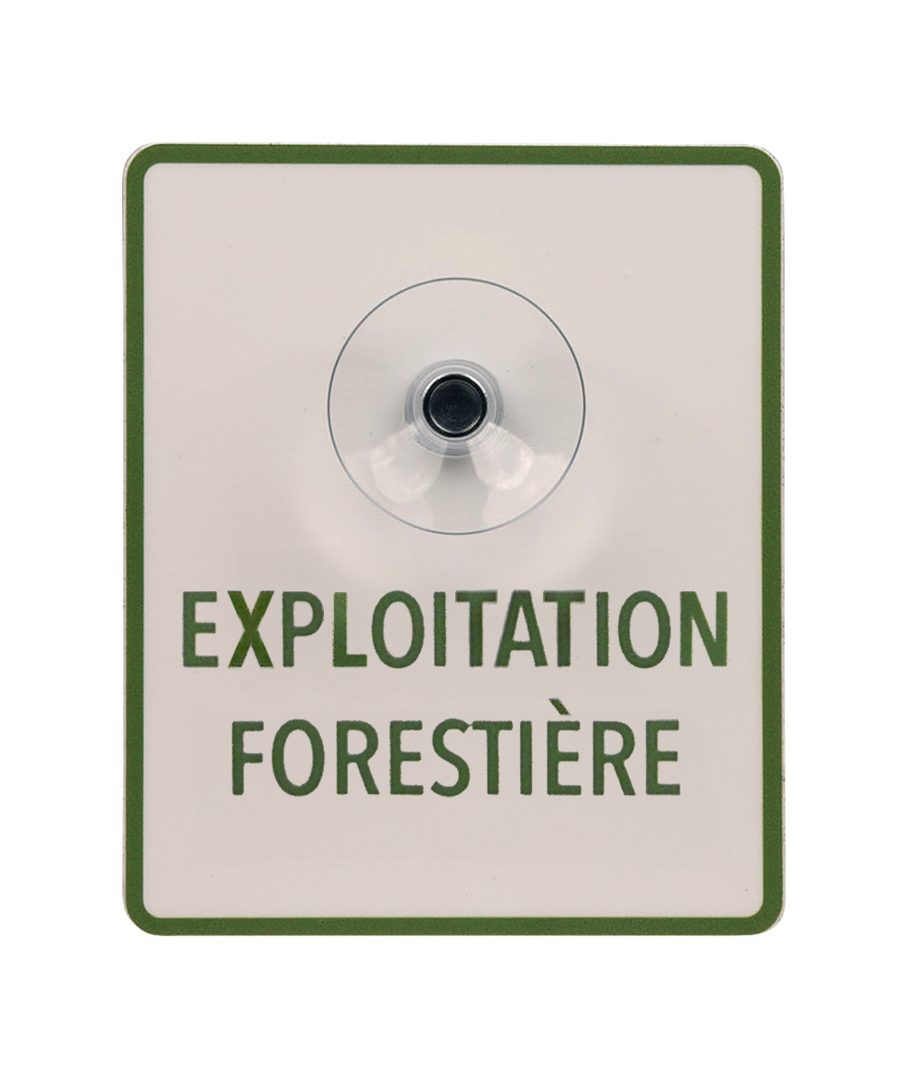 Panneau dintervention FR Exploitation forestire , XX9773-01-FR