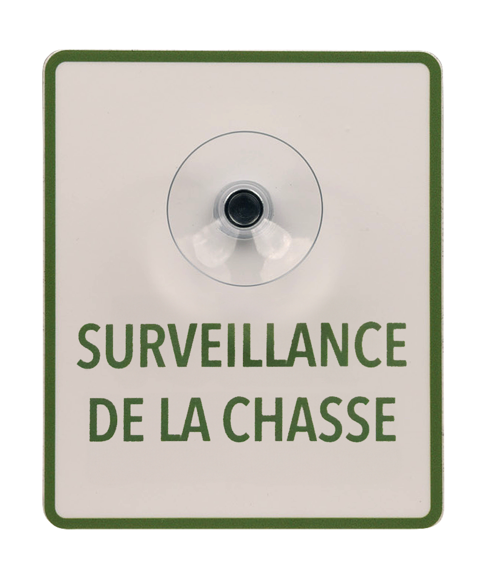 Plaquette de service FR Surveillance de la chasse, XX9773-04-FR